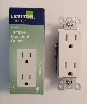 Leviton tempered outlets